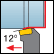 Ext. tangential 12° approach