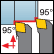 Ext. 80° diamond 95° approach