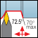 Ext. 35° diamond 72.5° approac