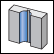 Through & axial groove