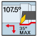 Int. 35° diamond 107.5°approa
