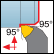 Ext. 80° trigon 95 approach