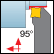 Ext. 80° Q#MG 95° approach
