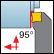 Ext. 80° Q#MG 95°approach face