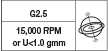 G2.5/15000 RPM