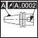 RUNOUT (INT) 0.005MM (.0002