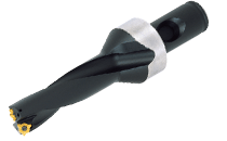 Drills with a CLICKFIT Adaptation, Using Triangular Inserts with a Serrated Cutting Edge, Drilling Depth 3xD