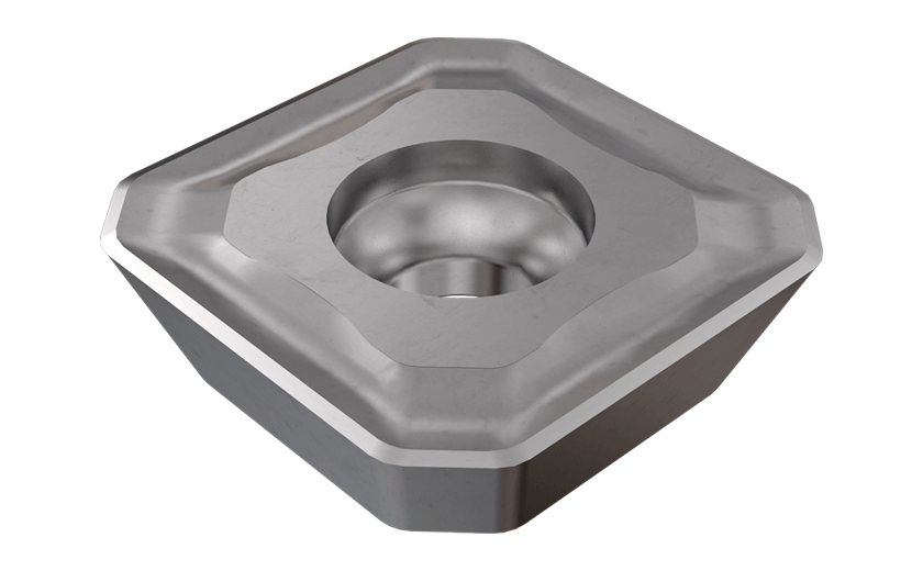 Square Screw-Clamped Insert, for Medium Machining