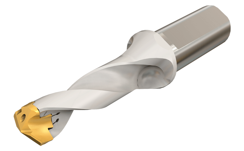 Indexable Head Drills with Coolant Holes, Drilling Depth 3xD