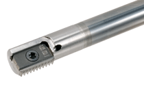 Indexable Threading Endmills with Cylindrical Carbide Shanks