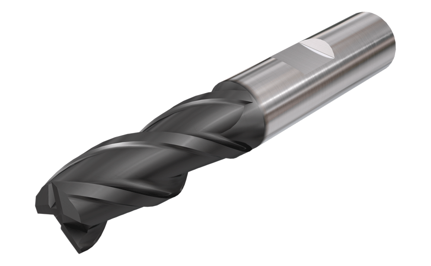 3 Flute, 38° Helix, Medium Length, Solid Carbide Endmills