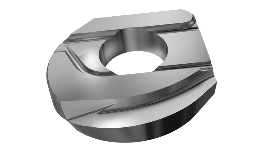 Ball Nose Inserts with Extended Flutes and 2 Cutting Edges (Fully Effective) for Cavity Profiling and Shouldering