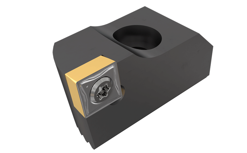 Rough Boring Tools for Twin Cutters. Radial and Axial Edge Positioned Inner to the Opposite Finishing Tool