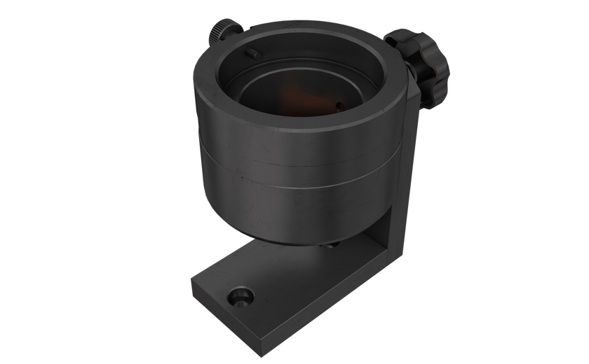 Multi-clamp rotary fixture for HSK shanks.