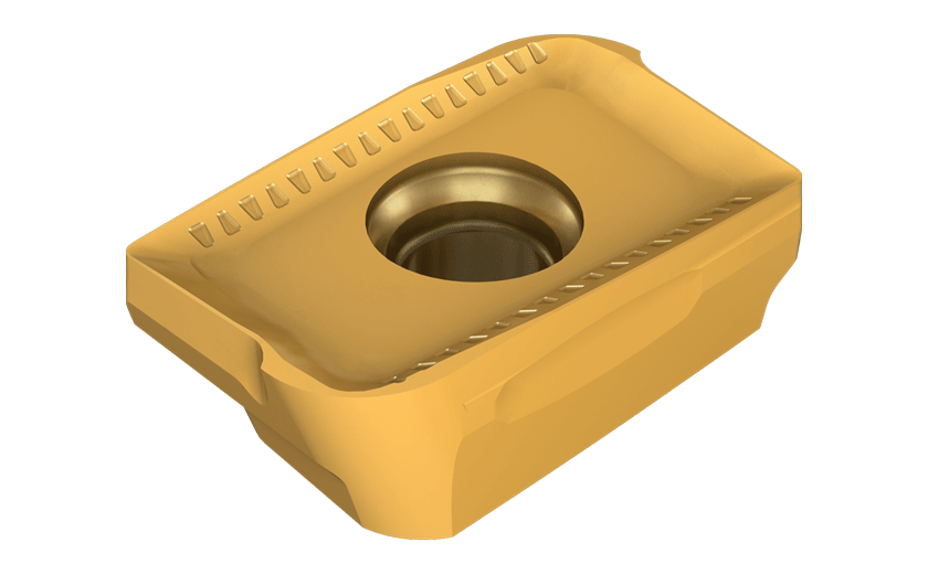 High Durability Inserts with a Variety of Corner Radii for Heavy Milling