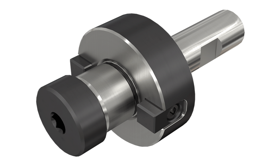 ISO 3937 face mill holder with a straight shank.