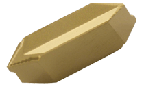 Precision Ground 60° Partial Profile, Double-Ended Threading Inserts with Chipformers