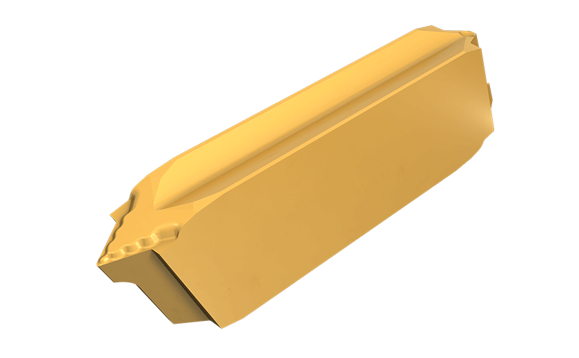 Precision Ground, NPT (National Pipe Threads) Full Profile, Double-Ended External Threading Inserts with a Chipformer