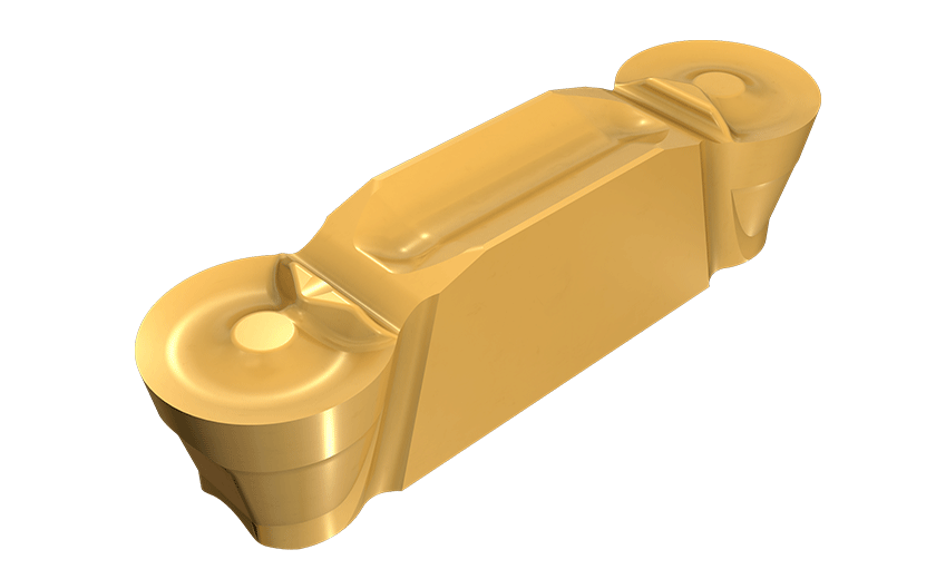 Double-Ended Precision Inserts for Machining Aluminum at Medium-to-High Feeds, Cut Arcs to 250°