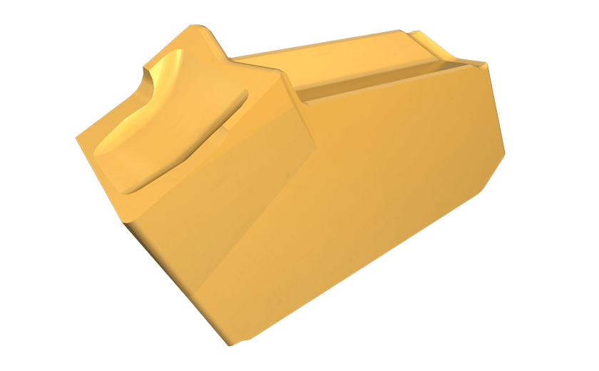 Single-Ended Parting Insert, for Parting Bars, Hard Materials and Tough Applications