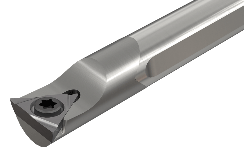 Solid Carbide Boring Bar Using TPGX Inserts for Small Diameters