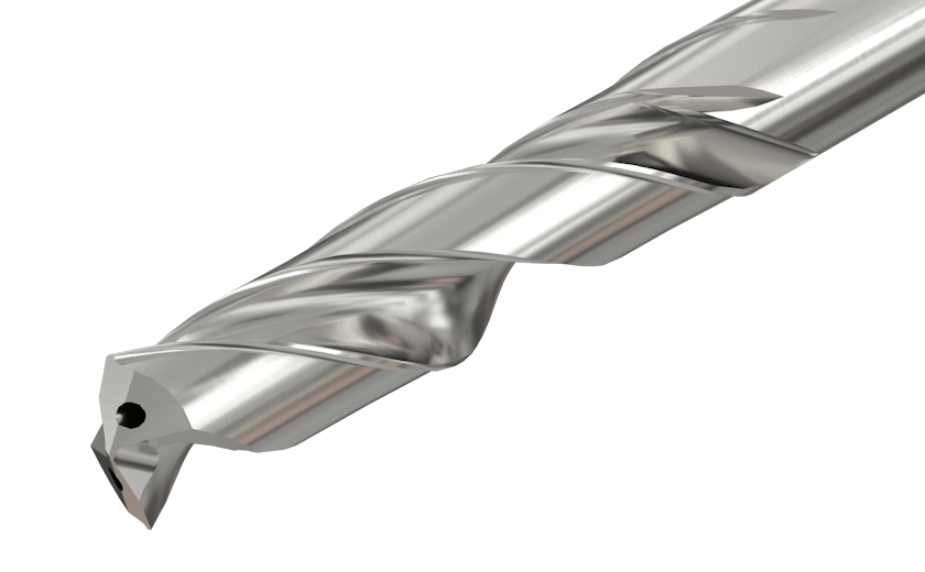 Solid Carbide Drills with Coolant Holes, Drilling Depth 5xD, DIN 6537