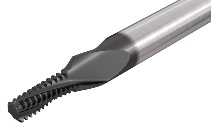 Solid Carbide Threading Endmills for Internal UN Thread Profile