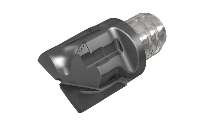 MULTI-MASTER interchangeable solid carbide, 2 10° flute, economical type, slot drill endmill heads.