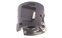 Extended Flute Shell Mills for Machining Aluminum, with HM90 APCR 1605... Inserts