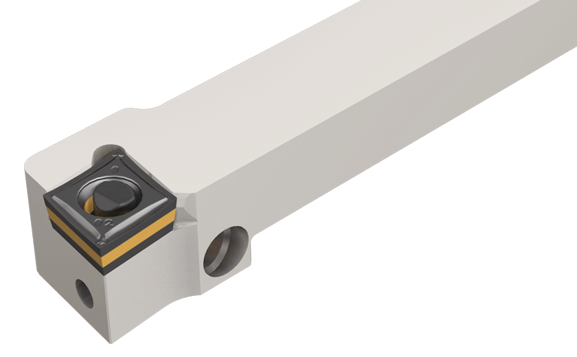 Side Lever-Lock Tools for 80° Positive Rhombic Inserts for Swiss Automatic Machines