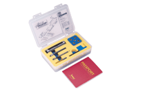 Kit contains a Bar Holder, 2 Indexable Boring Bars and Various Inserts for Turning, Threading and Grooving Applications