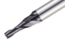 2 Flute, 30° Tapered Helix, Solid Carbide Endmills for Hardened Steel