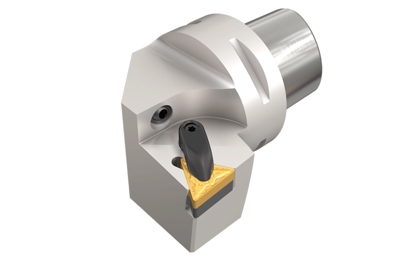 R-Clamp 91° lead angle, external turning tools compatible with COROMANT CAPTO® system for ISO negative TNMG inserts.
