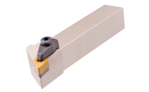 External holder 93° lead angle, for negative, 55° Rhombic dimpled inserts.