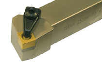 75° Lead Angle Toolholders Using Square Ceramic Dimpled Inserts