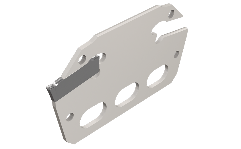Replacment DO-GRIP Adapter for Other Manufacturers' Holders. Parting and Grooving, with Double-Ended Inserts