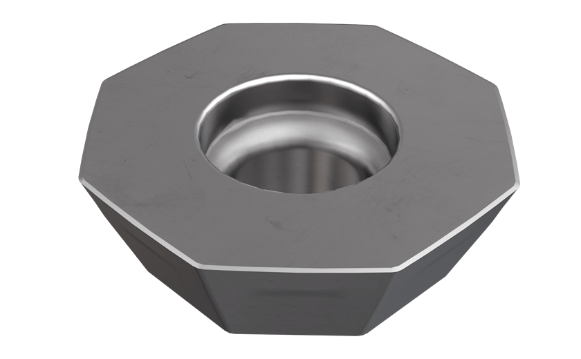Octagonal Flat Rake Insert for Cast Iron
