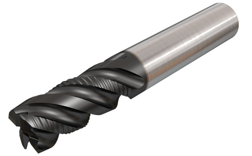 A Combination of Roughing and Finishing Solid Carbide Endmill in a Single Tool