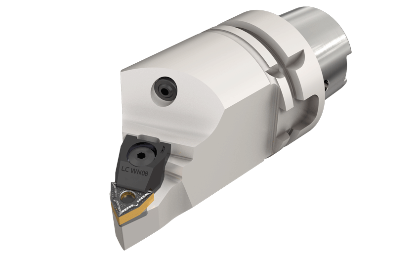 MULTI-WEDGE, Toolholders with HSK Taper Shanks for 80° Rhombic, Trigon and Square Inserts
