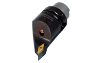 Toolholders with HSK Exchangeable, Tapered Shanks for 15° Mounting on Turn-Mill Machines, Using Positive 35° Inserts