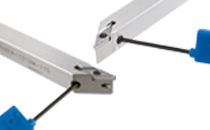 Side Lever Lock Tools for 35° Positive Rhombic Inserts for Swiss Automatic Machines