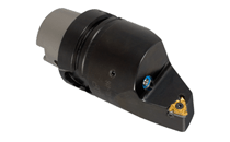 External Threading Tools with HSK Exchangeable Shanks for 15° Mounting on Turn-Mill Machines