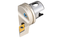 Screw Lock Toolholders with KM® Exchangeable, Tapered Shanks for 55° Rhombic Inserts with 7° Clearance Angle