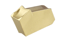 Parting, Single-Ended Insert, for Low Feeds on Cr-Ni Alloys and Low Carbon Steel