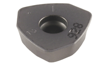 Flat Rake Inserts with Reinforced Cutting Edge for High Feed Machining of up to 3.5 mm/tooth at Small Depth of Cut