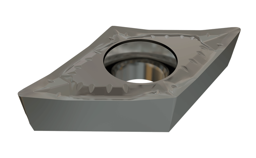 Very Positive Rake Angle and Sharp Cutting Edge Inserts for Semi-Finishing and Finishing on Aluminum