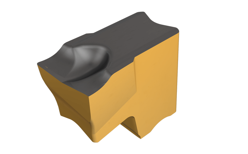 TANG-GRIP Parting Inserts for Soft Materials, Tubes, Small Diameters and Thin-Walled Parts