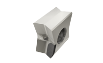 Tangentially Clamped Milling Inserts with a Brazed PCD Tip for Machining Aluminum