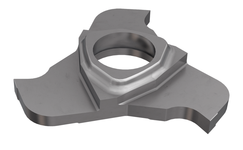 Triple-Edged Groove Milling Inserts