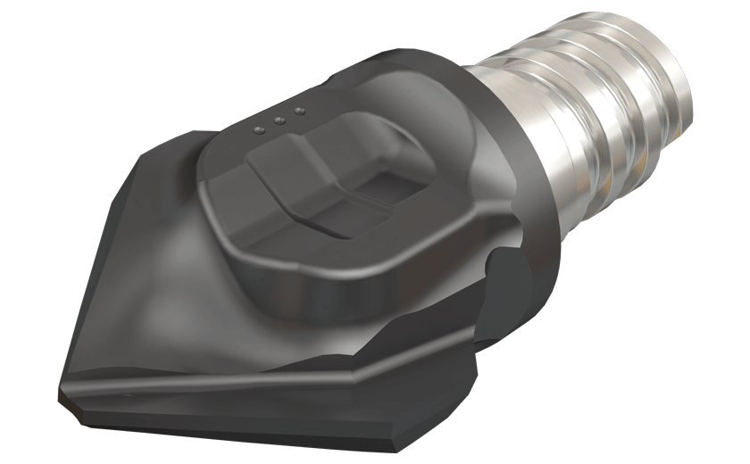 2 Flute, Interchangeable Solid Carbide Heads for Upper and Bottom Chamfering